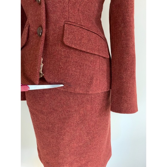 Vintage Austin Reed Wool Tweed Suit Size 6 - Picture 9 of 16